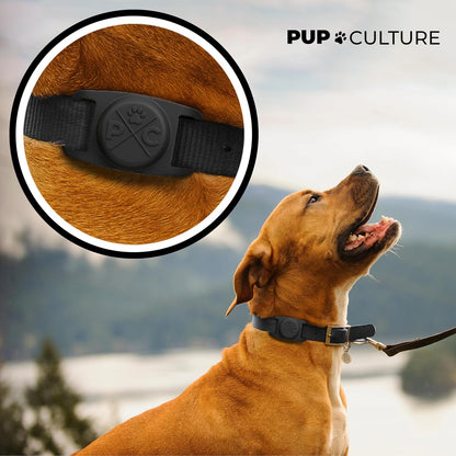 Airtag Dog Collar | Durable & Protective Holder - Track Your Pet Using Apple Technology - for Dogs and Cats