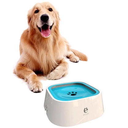 No-Spill Slow Water Bowl for Pets
