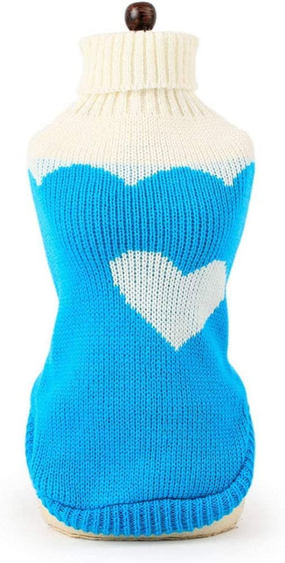 Classic Knit Turtleneck Dog Sweater - Winter Warmth for Pets
