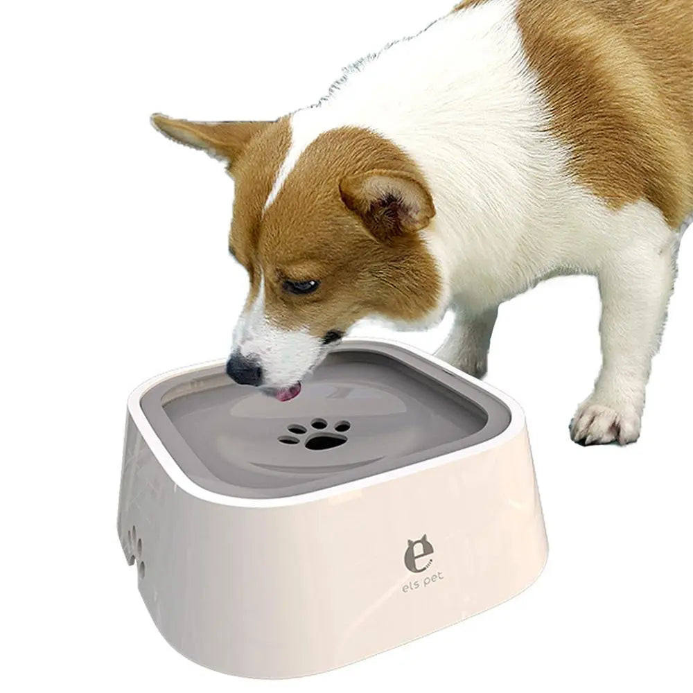 No-Spill Slow Water Bowl for Pets