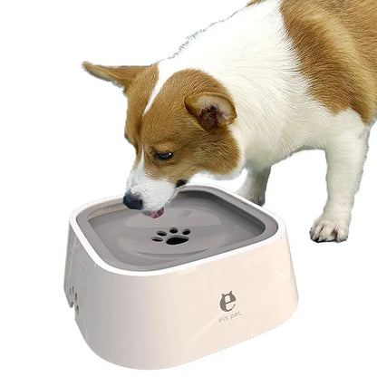 No-Spill Slow Water Bowl for Pets