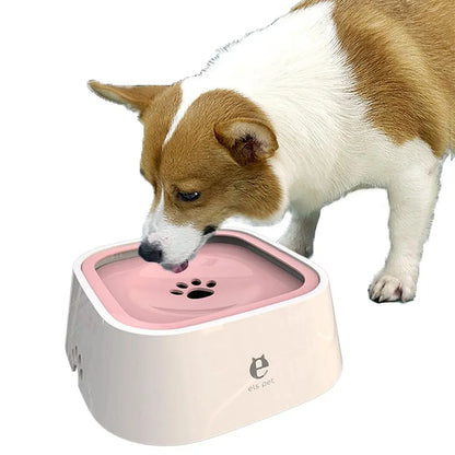 No-Spill Slow Water Bowl for Pets