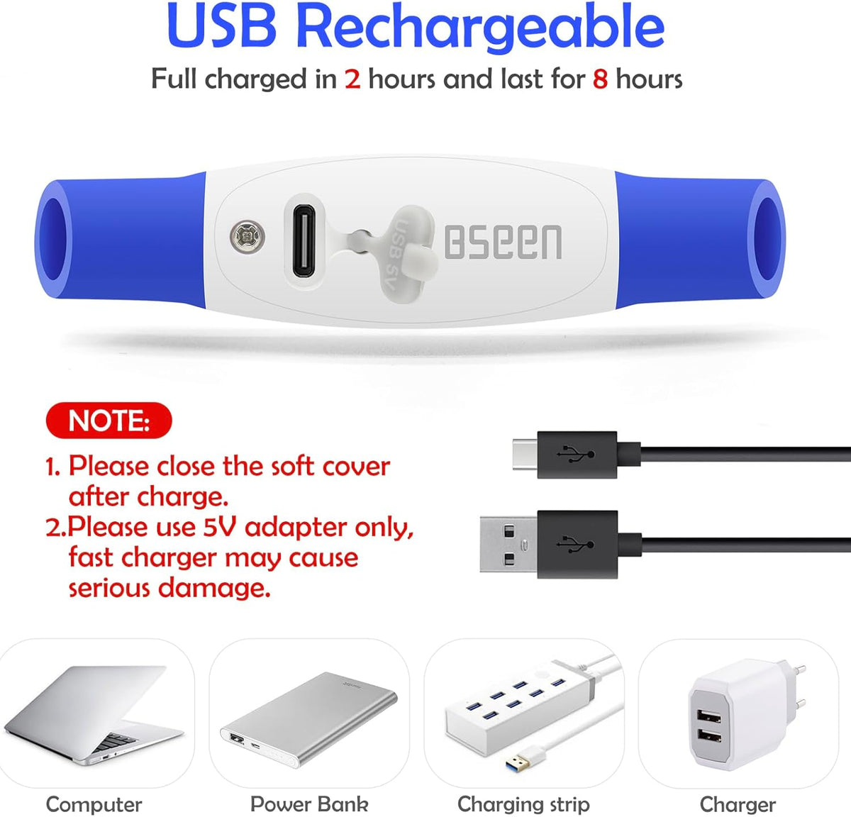 Light up Dog Collar,  USB Rechargeable Led Flash Dog Necklace