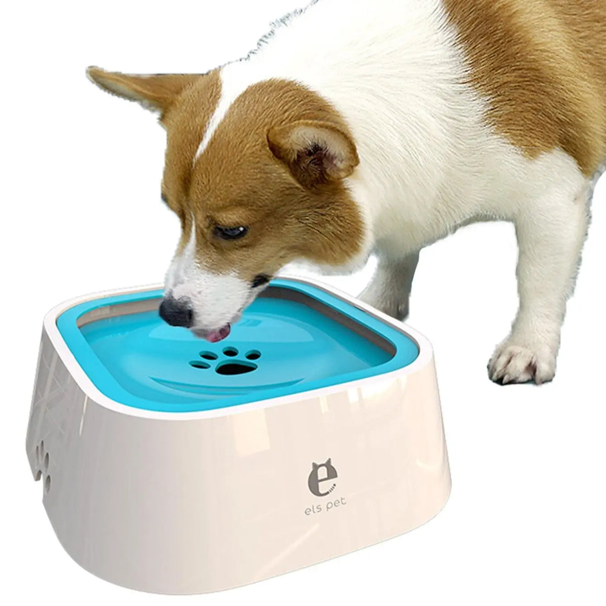 No-Spill Slow Water Bowl for Pets